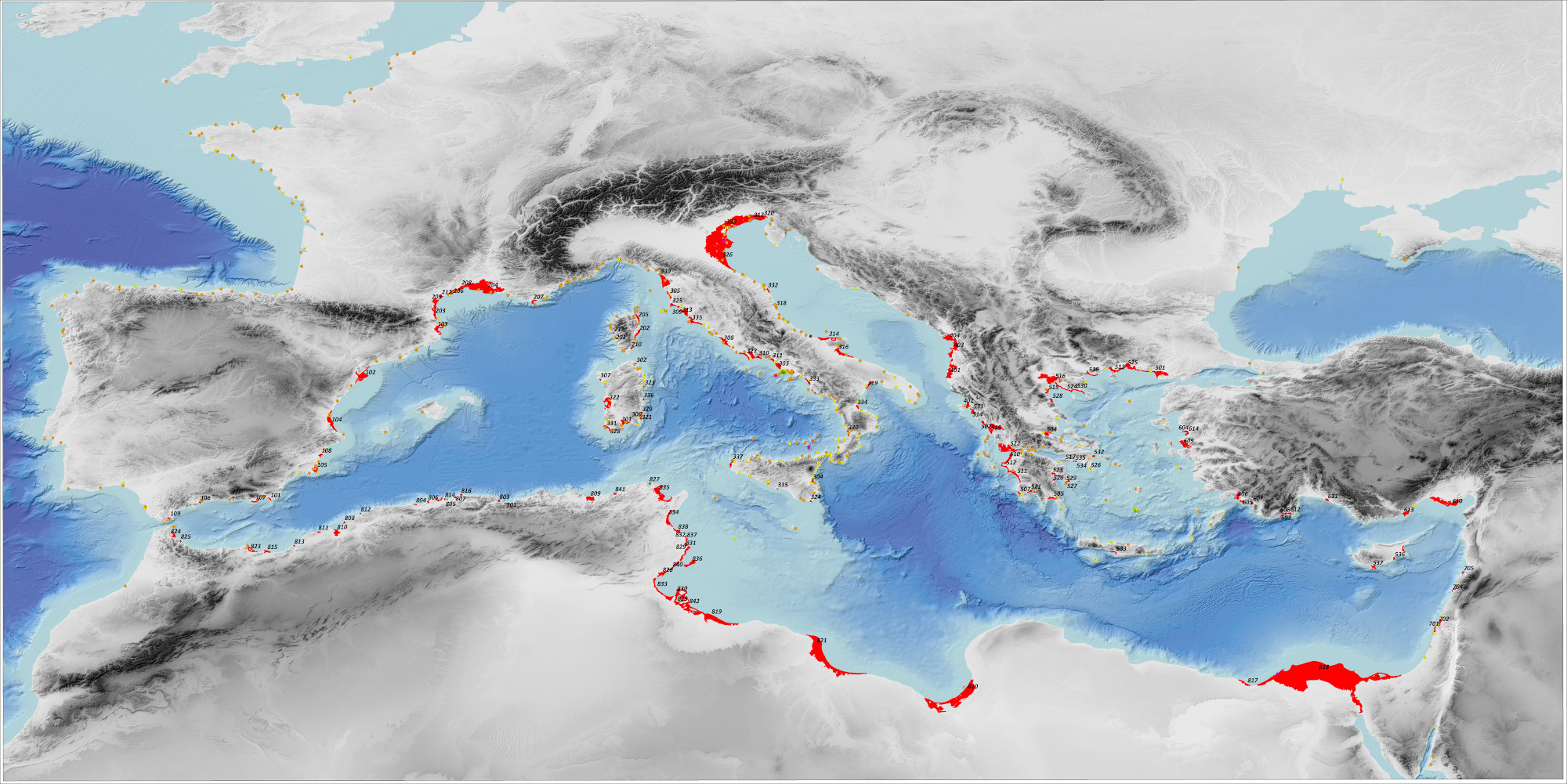 ingv innalzamento mare mediterraneo