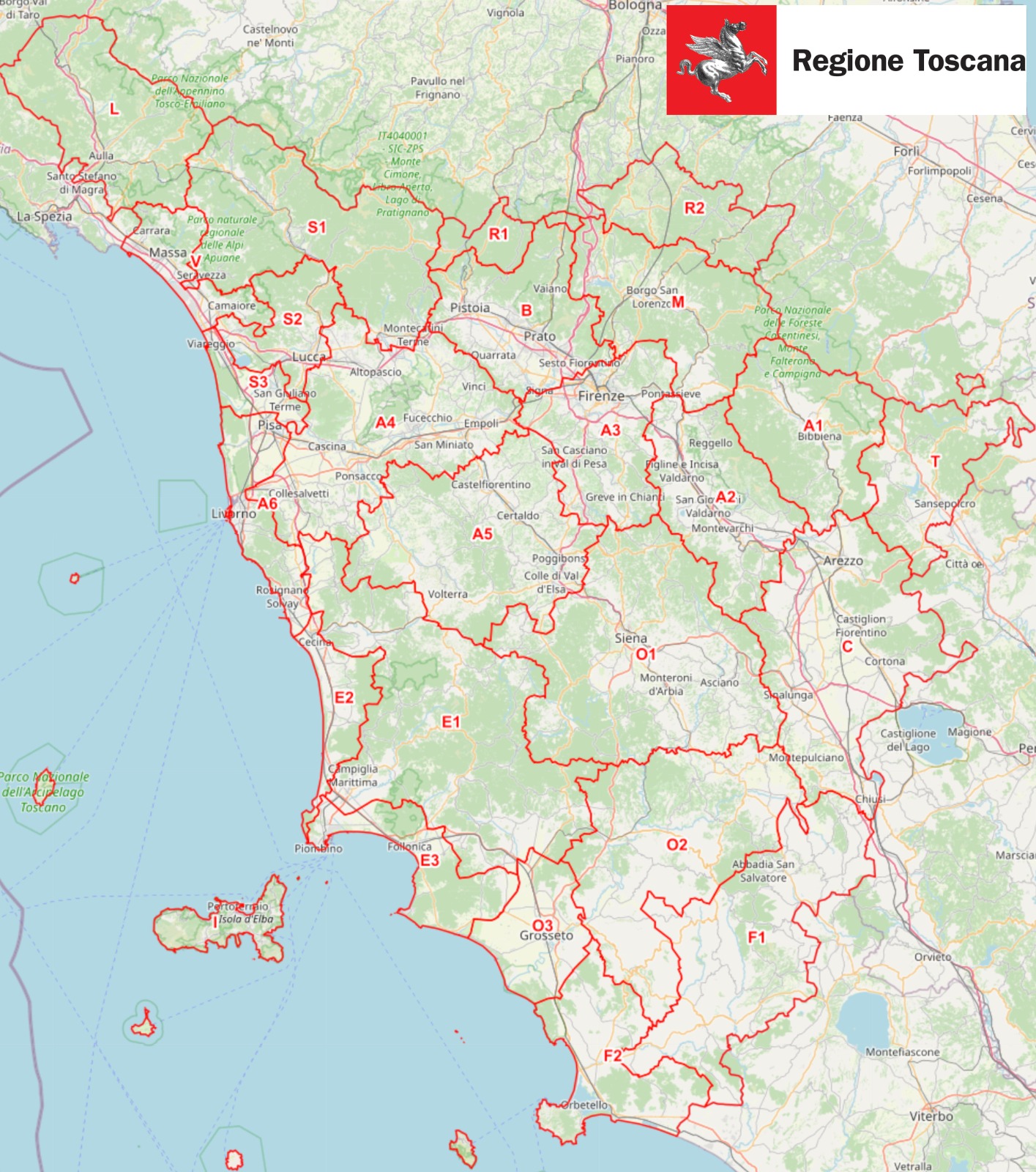 legenda aree allerta meteo regione toscana