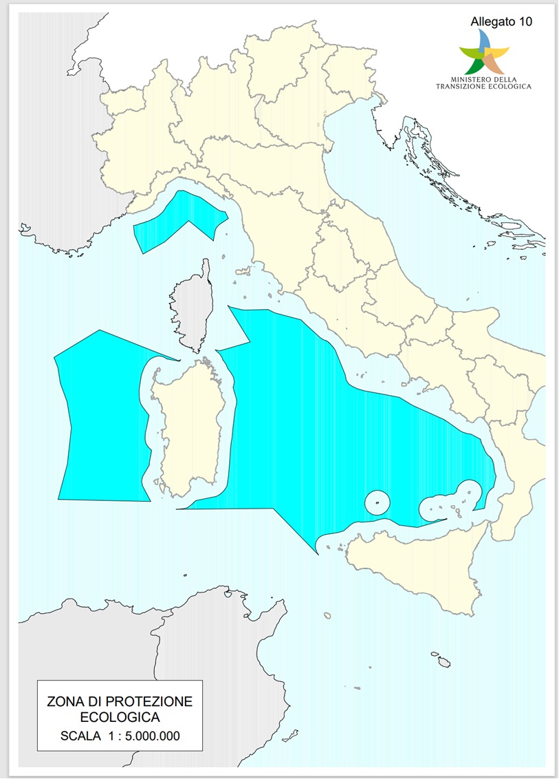 zona protezione ecologica mare italia