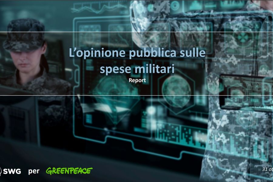 Il 55% degli italiani contrario all’aumento delle spese militari. Il 65% favorevole a una tassa sugli extraprofitti delle armi