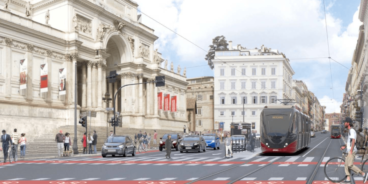 Il nuovo progetto per la mobilità sostenibile, il tram TVA - Termini, Vaticano, Aurelia